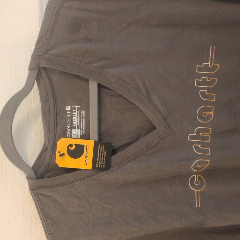Carhartt Women's Olive V-Neck Tee